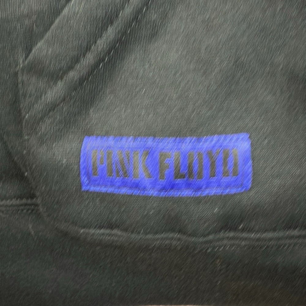 Pink Floyd Sweatshirt Hoodie Men XL Black Prism Graphic Dark Side Patches - Picture 4 of 11